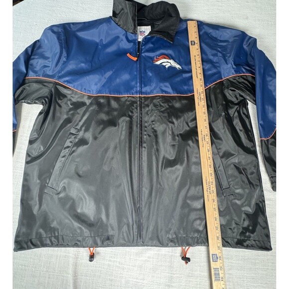 Denver Broncos Nylon Shell NFL Full Zip Jacket Men’s Size XXL - Picture 10 of 12